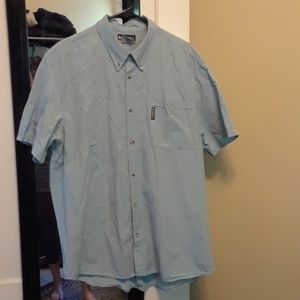 Mens Columbia button up t-shirt
